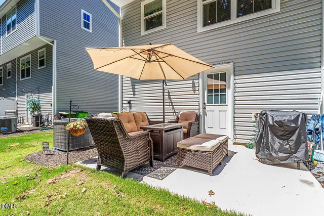 a view of a city from a terrace