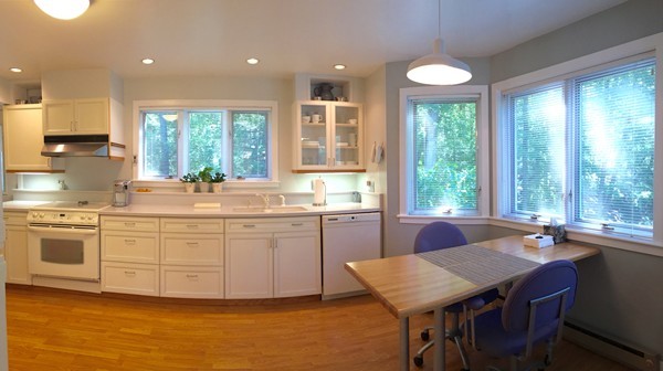 301 Montague Road Leverett, MA 01054 - Photo 8 of 30 a kitchen with a stove a sink and a refrigerator