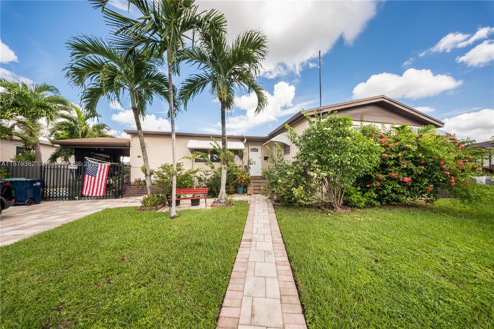 8341 Southwest 27th Lane Miami, FL 33155 - Photo 3 of 20 a view of a backyard with a garden and plants