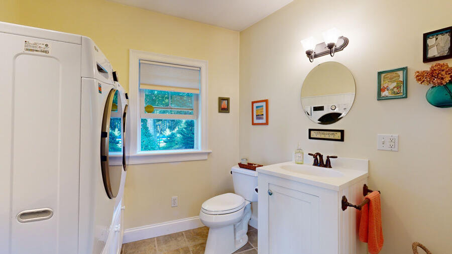 29 Boulder Hill Road Tenants Harbor, ME 04860 - Photo 51 of 90 1st Floor Half Bathroom & Laundry Room