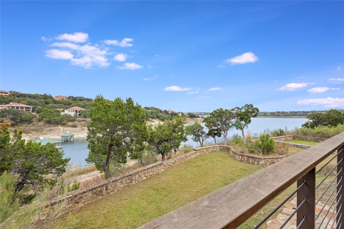 1101 Ivean Pearson Road, Unit B103 Lago Vista, TX 78645 - Photo 34 of 39 a view of a lake from a balcony