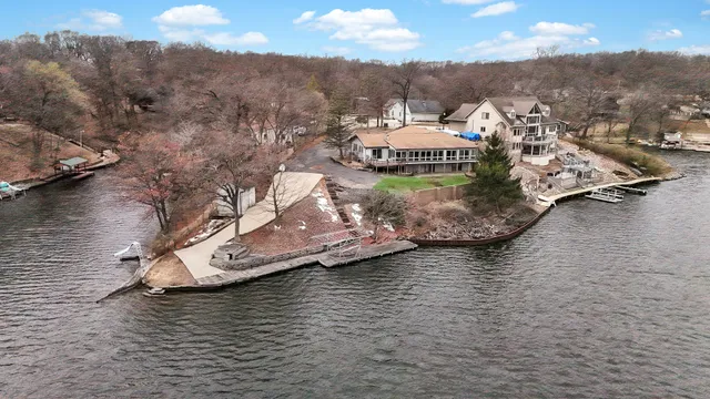 a view of a water with an ocean 