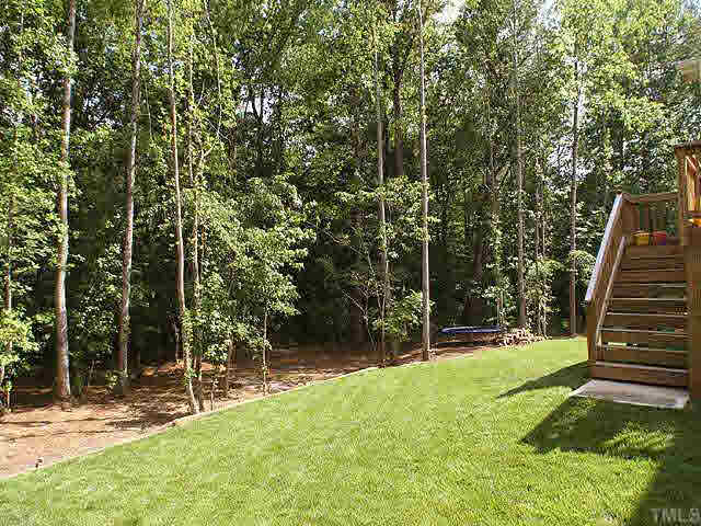 8810 Fidelis Lane Raleigh, NC 27613 - Photo 10 of 10 a view of a yard with potted plants and large trees