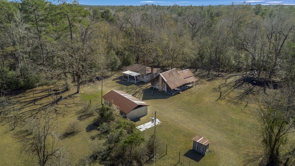 893 Capps Road Huntington, TX 75949 - Photo 26 of 32 an aerial view of a house with a yard