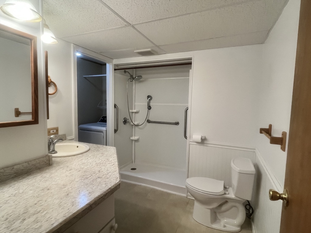 4 Joseph Street Wareham, MA 02538 - Photo 18 of 23 a bathroom with a granite countertop sink toilet and shower