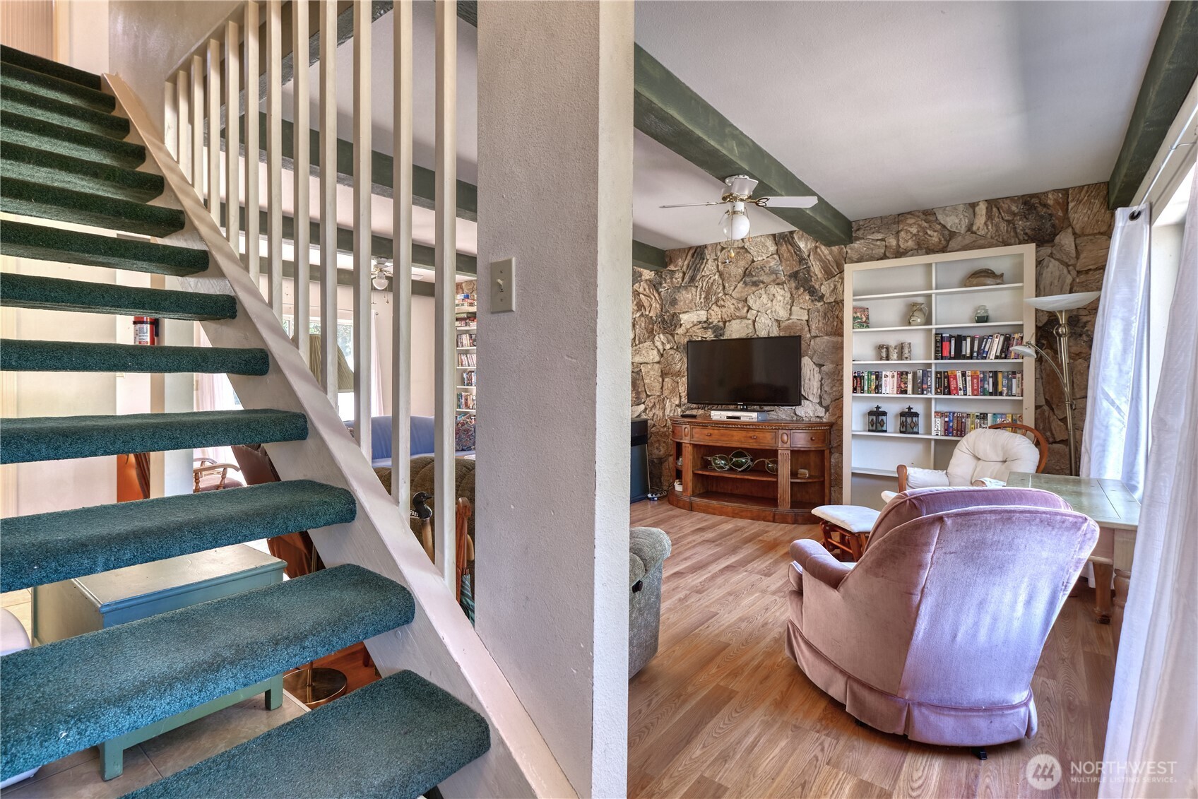 2145 Fir Street Point Roberts, WA 98281 - Photo 13 of 36 a view of entryway and hall with wooden floor