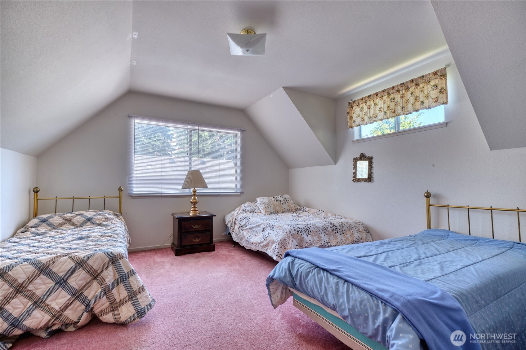 2145 Fir Street Point Roberts, WA 98281 - Photo 25 of 36 a bedroom with two beds and a window