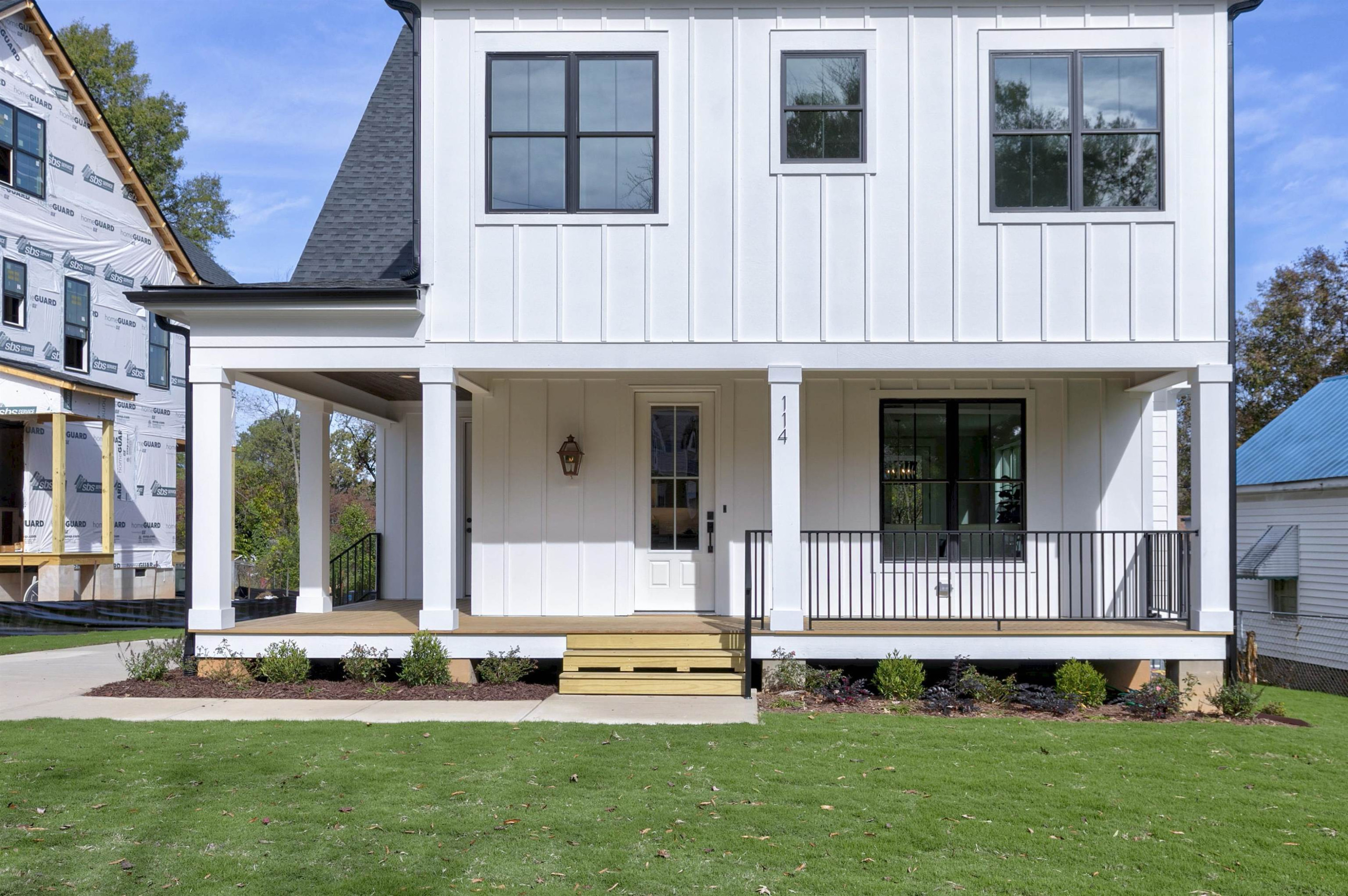 114 Summit Avenue Raleigh, NC 27603 - Photo 53 of 62 a view of a house with a swimming pool and porch
