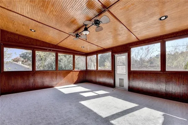 a view of an empty room