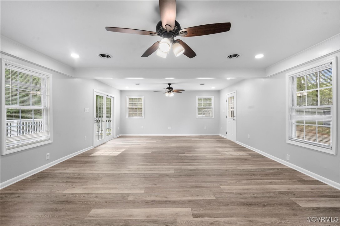 3425 Newbys Bridge Road Chesterfield, VA 23832 - Photo 14 of 49 Unfurnished living room with visible vents, a ceil
