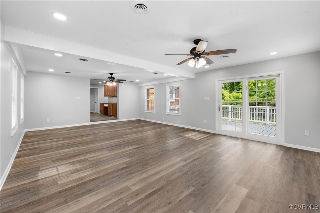 3425 Newbys Bridge Road Chesterfield, VA 23832 - Photo 15 of 49 Unfurnished living room with recessed lighting, a