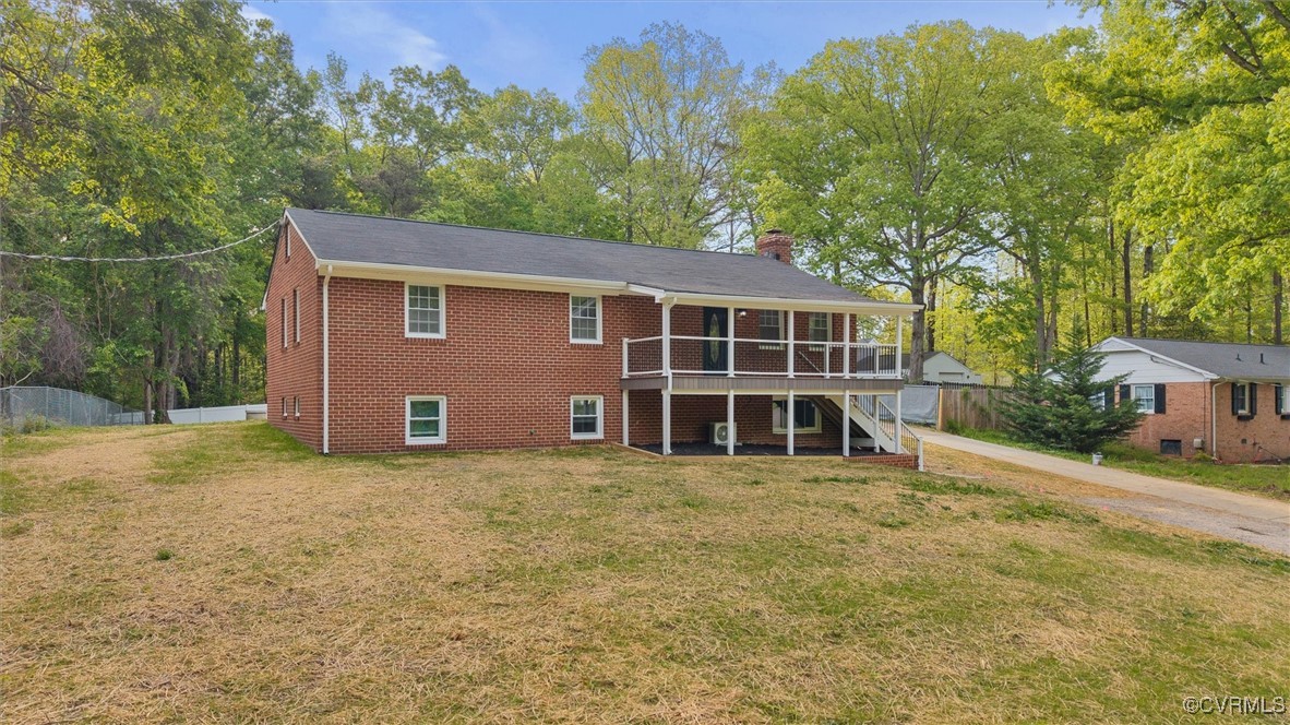 3425 Newbys Bridge Road Chesterfield, VA 23832 - Photo 3 of 49 Porch, stairs, and brick siding
