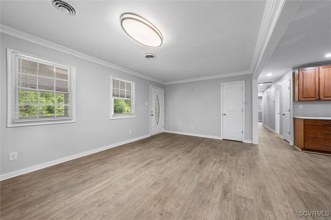 3425 Newbys Bridge Road Chesterfield, VA 23832 - Photo 7 of 49 Unfurnished living room featuring visible vents, c