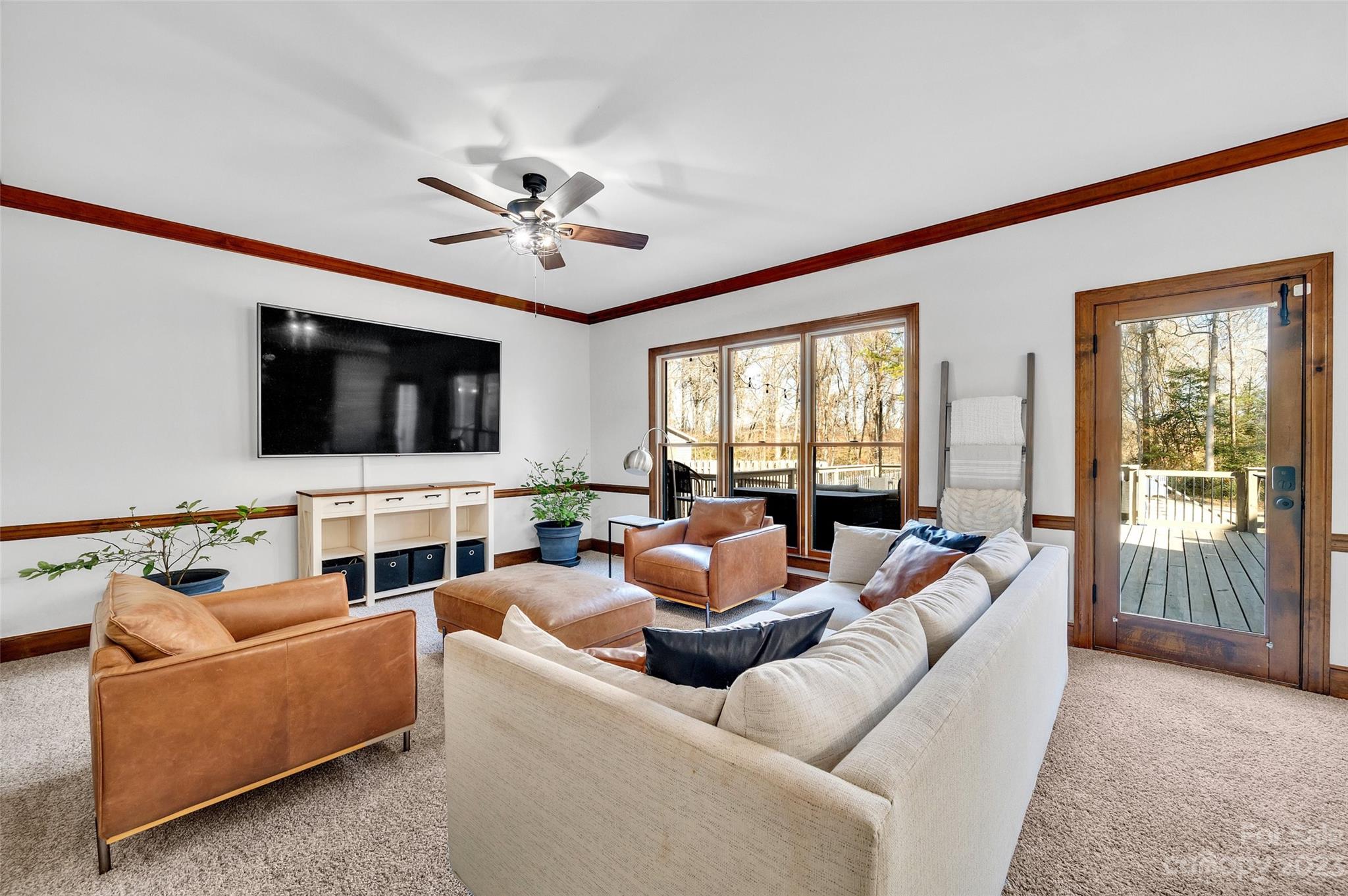 700 West Zion Church Road Shelby, NC 28150 - Photo 11 of 45 a living room with furniture a flat screen tv and a window