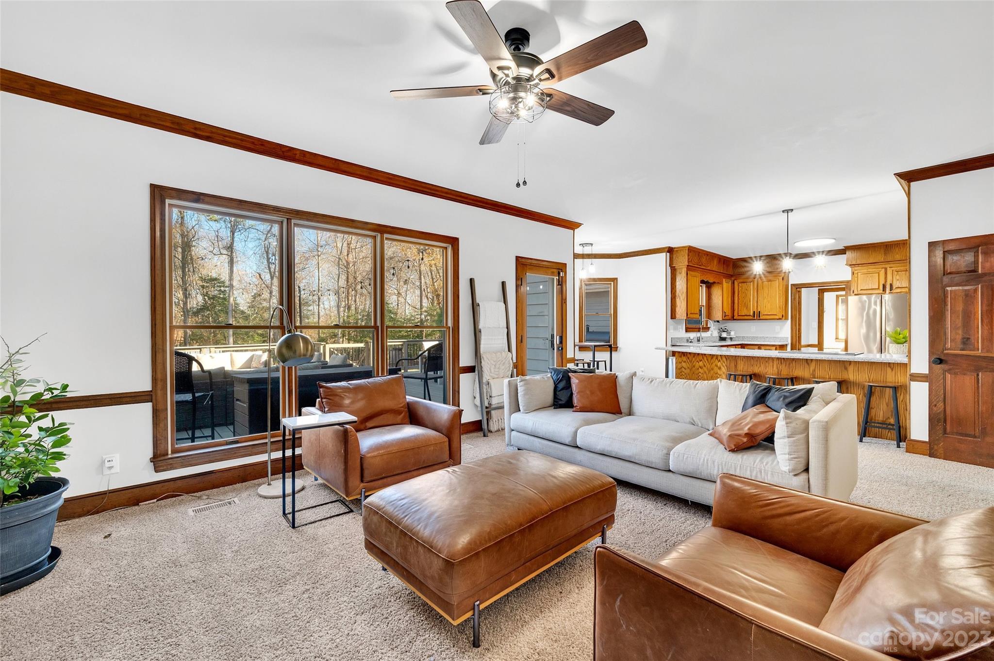 700 West Zion Church Road Shelby, NC 28150 - Photo 12 of 45 a living room with furniture and a large window