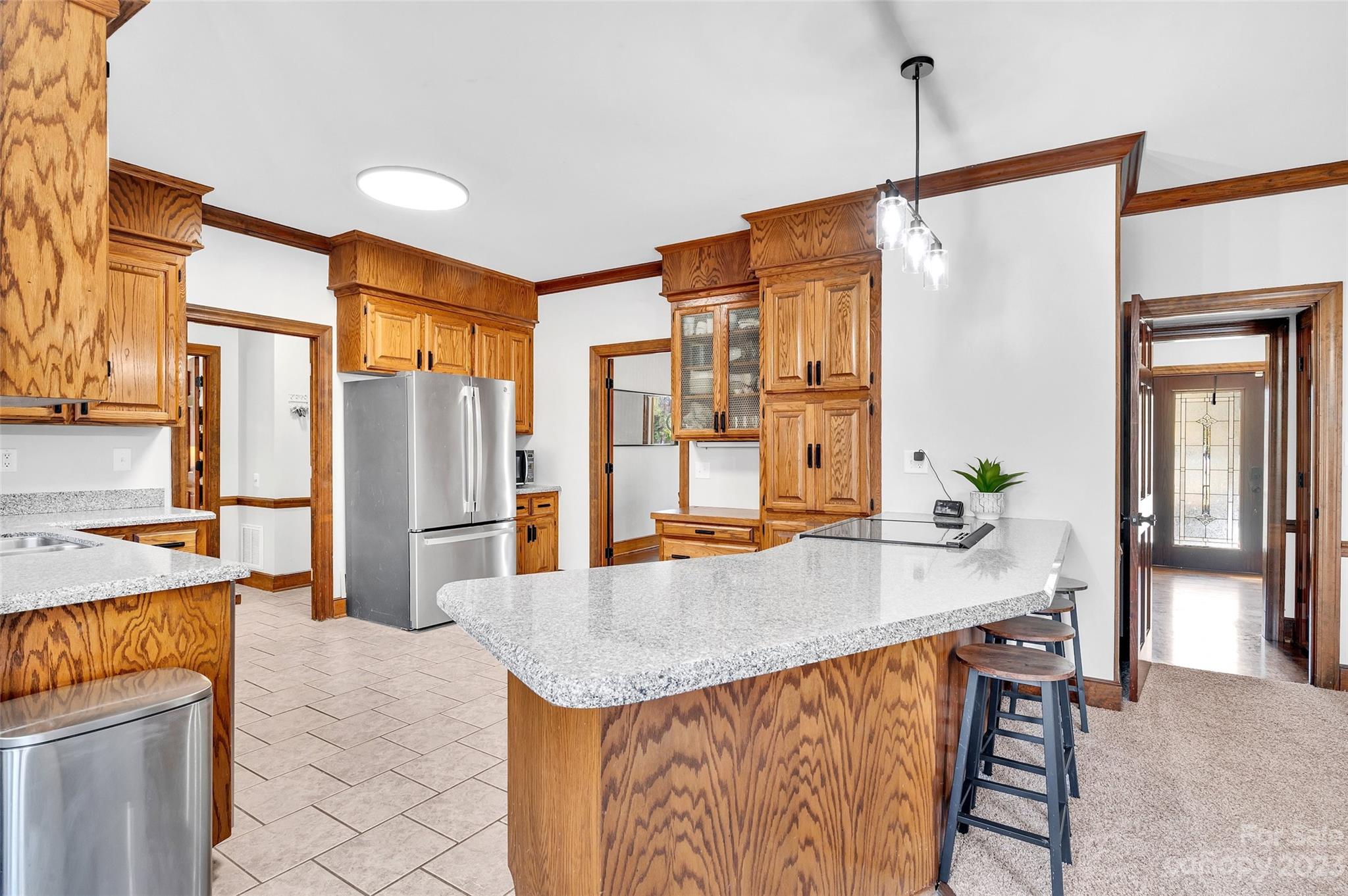 700 West Zion Church Road Shelby, NC 28150 - Photo 14 of 45 a kitchen with a refrigerator a oven and a sink
