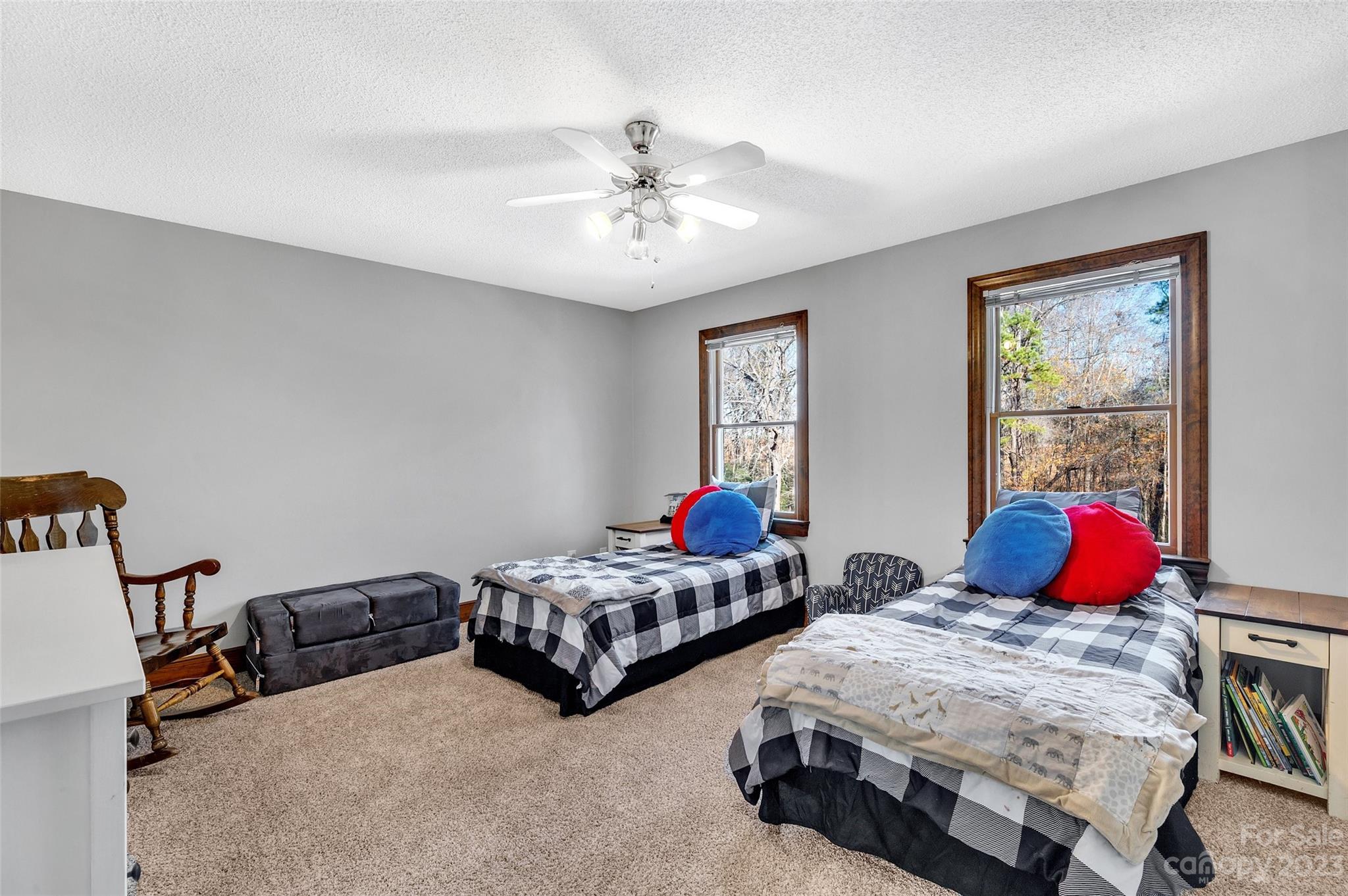 700 West Zion Church Road Shelby, NC 28150 - Photo 25 of 45 a bedroom with two beds and painted walls