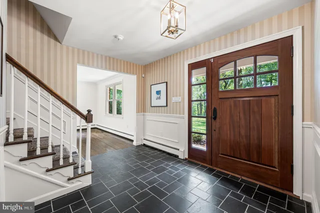 a view of entrance door