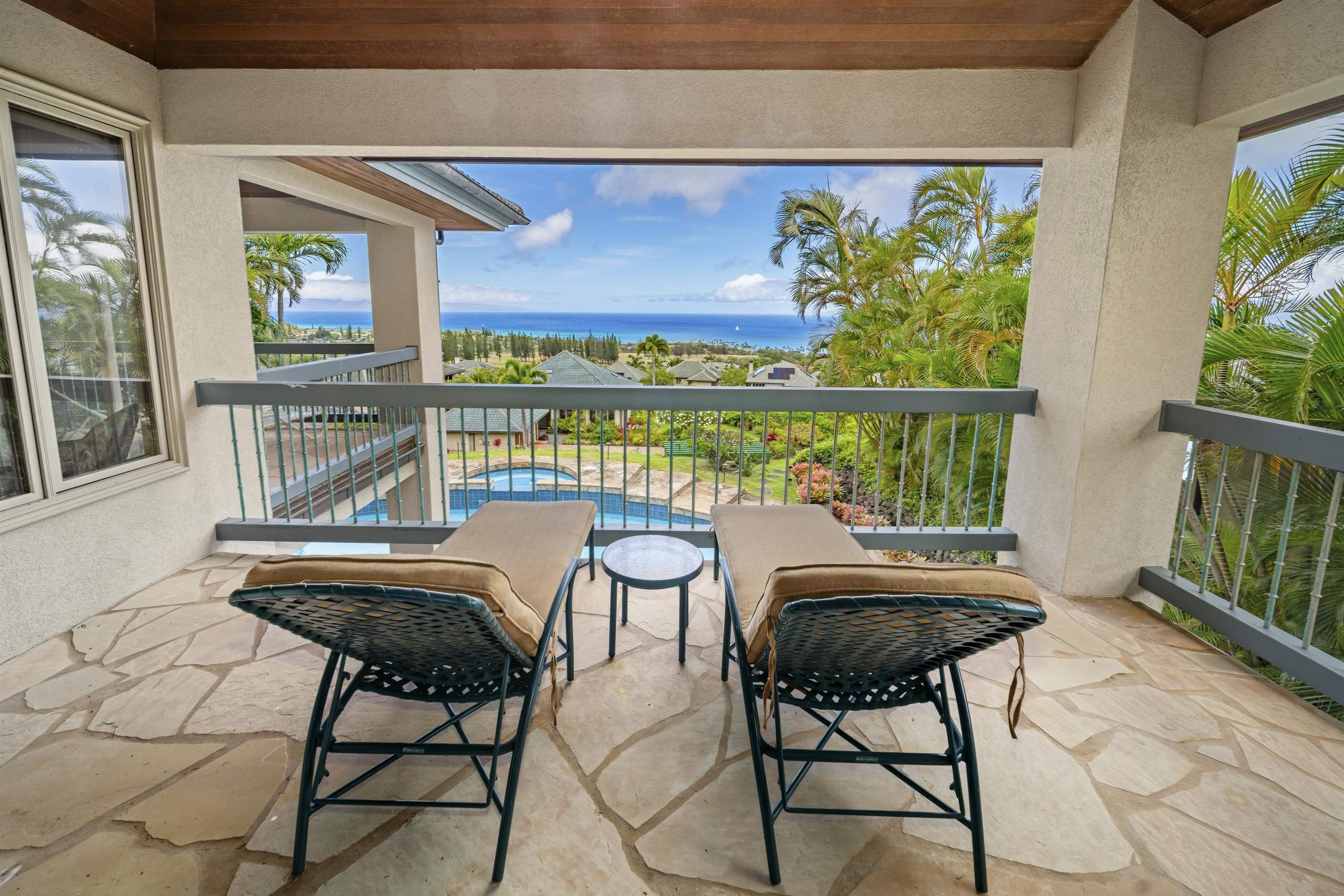 212 Crestview Road Lahaina, HI 96761 - Photo 31 of 50 a view of a chairs and table in a balcony