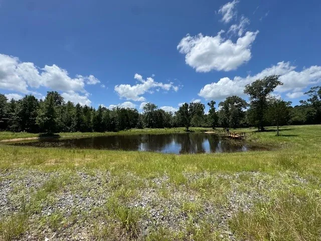 a view of a lake in middle of a building