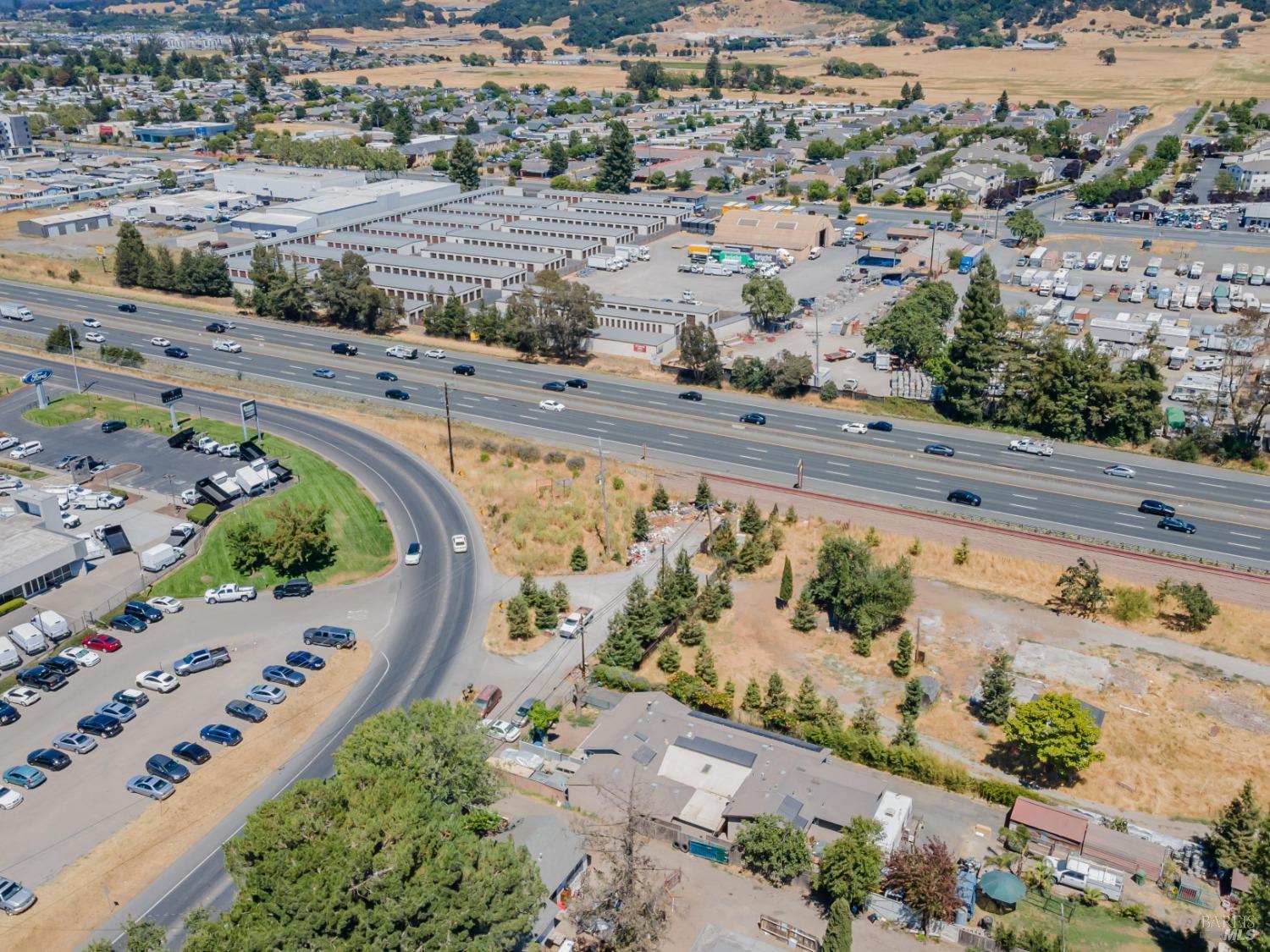 104 Bellevue Avenue Santa Rosa, CA 95407 - Photo 16 of 20 an aerial view of a city