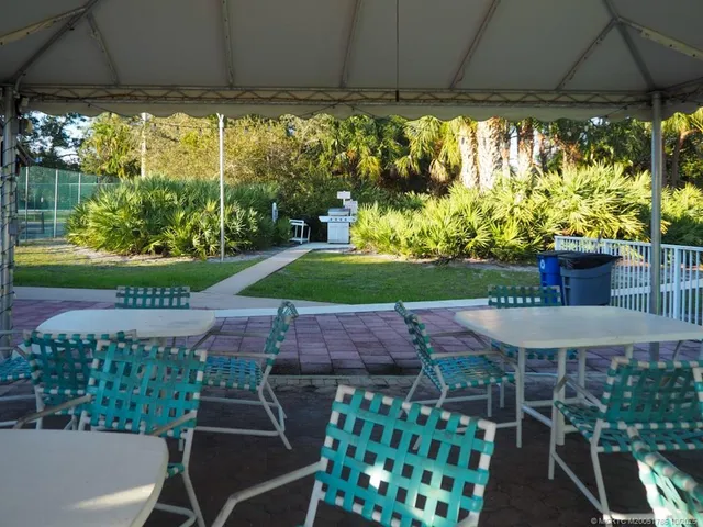 a view of a lake with a big yard