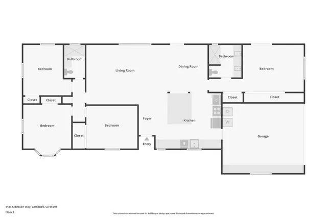 $2,098,880 | 1183 Glenblair Way, Campbell, CA 95008