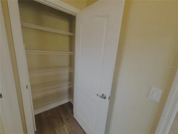 a view of walk in closet