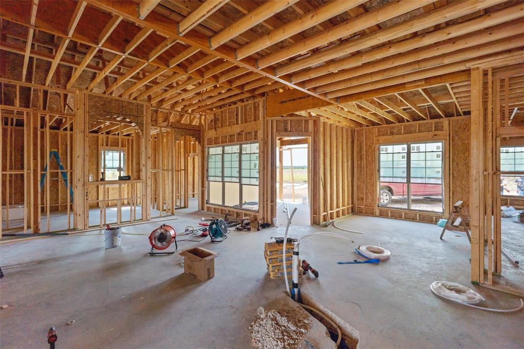 1405 Red Rock Road Hewitt, TX 76643 - Photo 18 of 25 New construction framing with multiple window openings and an arched doorway