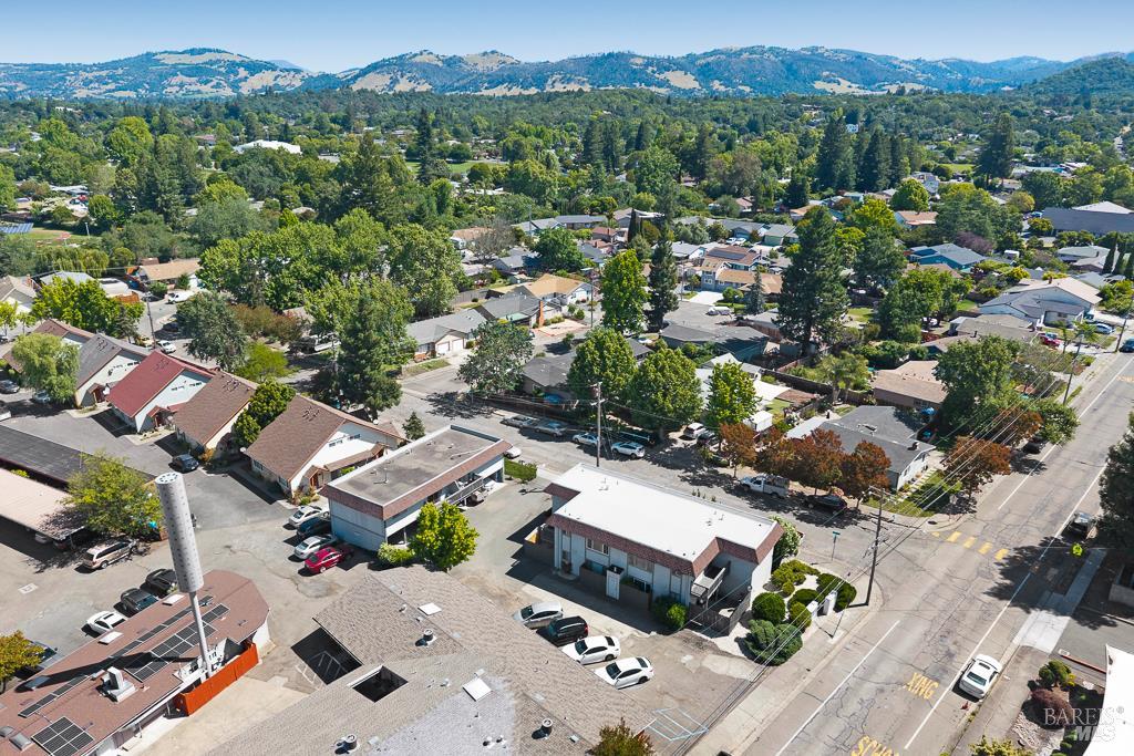 1155-1175 Evans Drive Santa Rosa, CA 95405 - Photo 3 of 31 an aerial view of a city with lots of residential buildings