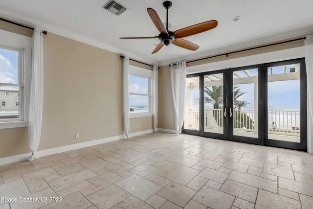 a view of a bathtub in a bathroom