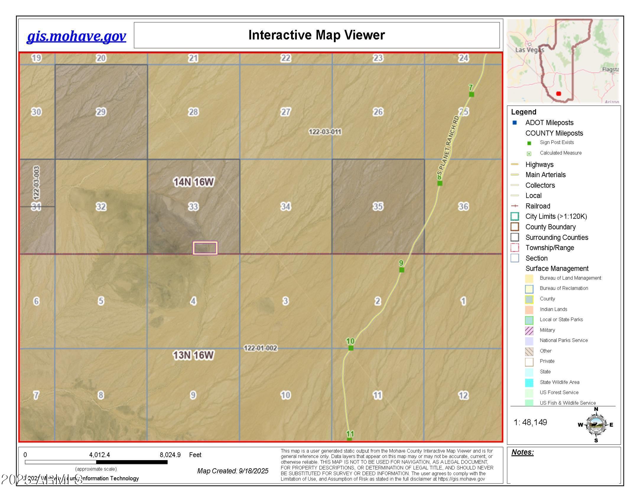 -xx Xx Unk Road, Unit 23 Yucca, AZ 86438 - Photo 1 of 2 122-04-023A - GIS2
