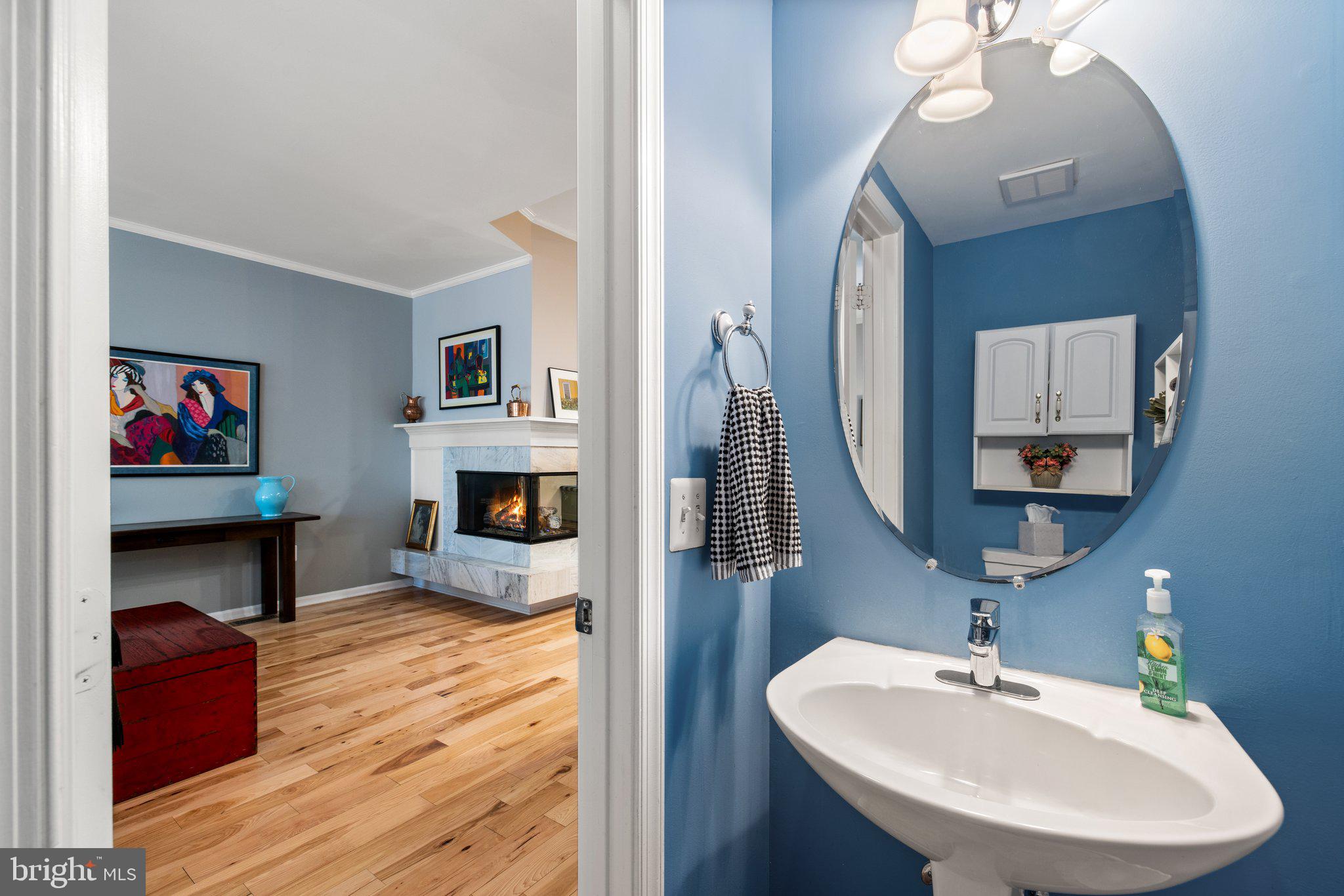 20546 Fairchild Terrace Sterling, VA 20165 - Photo 17 of 66 Main Level Half Bathroom Off the Living Room