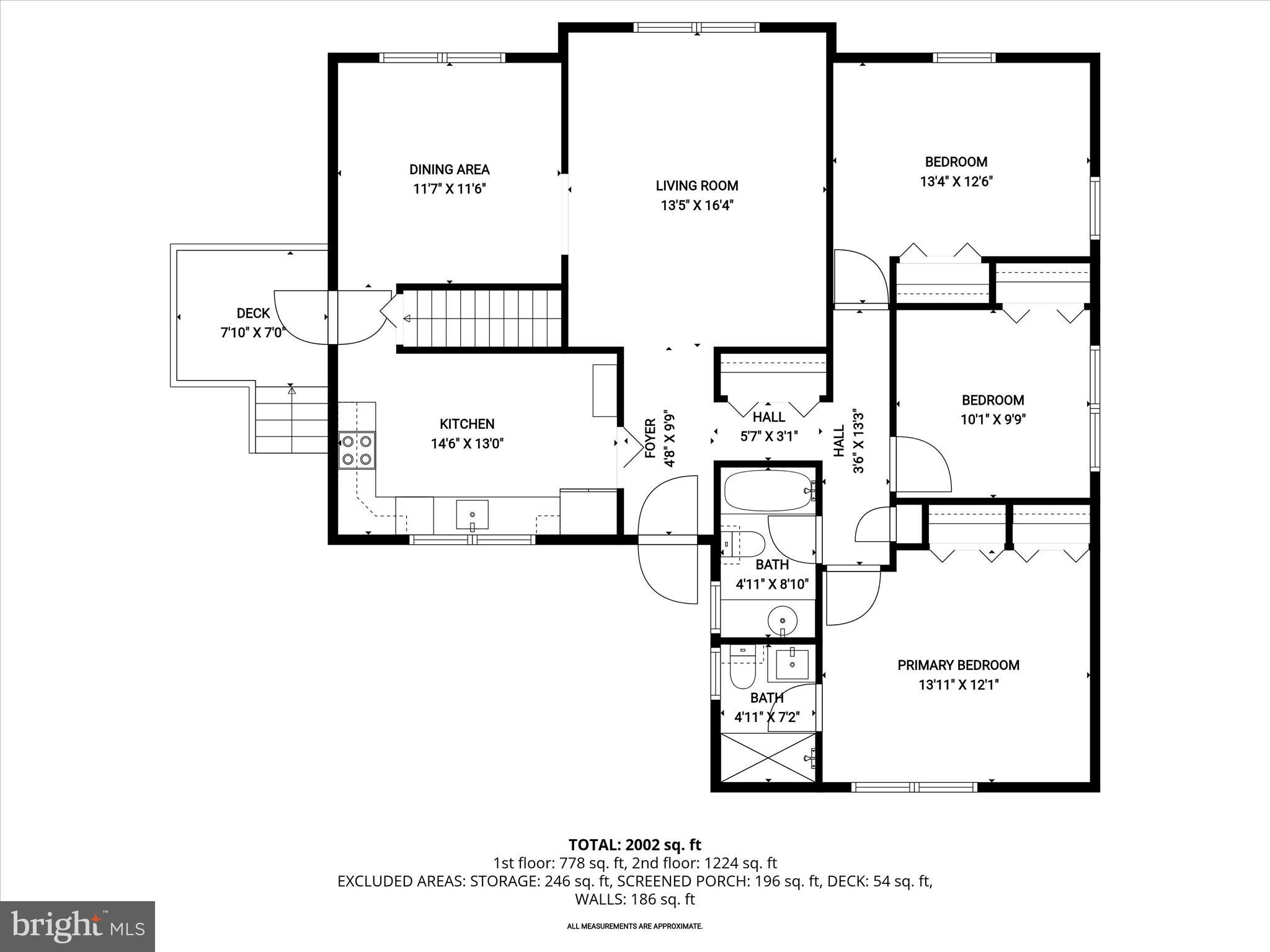 125 Northway Road Reisterstown, MD 21136 - Photo 44 of 45 2nd_floor_125_northway_road_reisterstown_with_dim