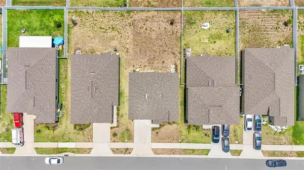 aerial view of a balcony with street view