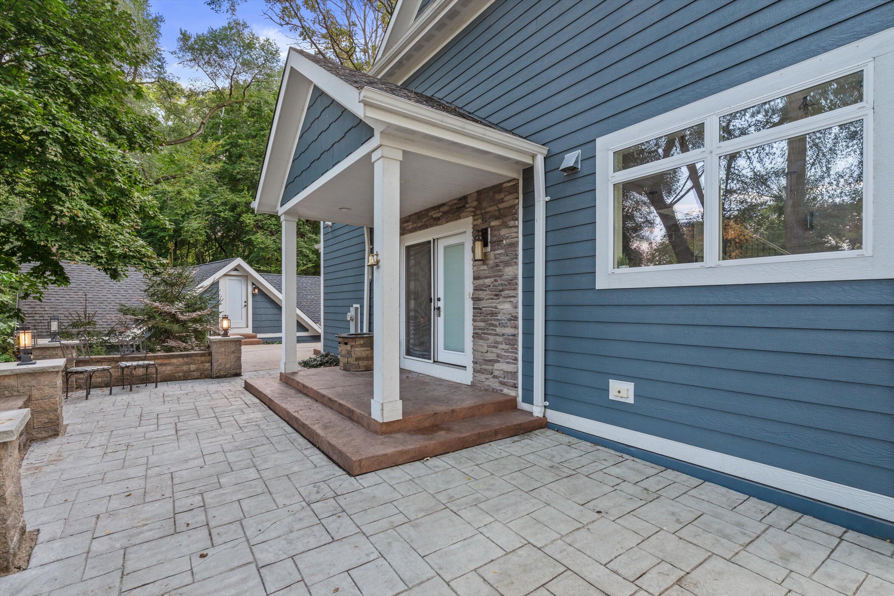 N9254 East Shore Road East Troy, WI 53120 - Photo 34 of 42 34-View of Stamped Patio