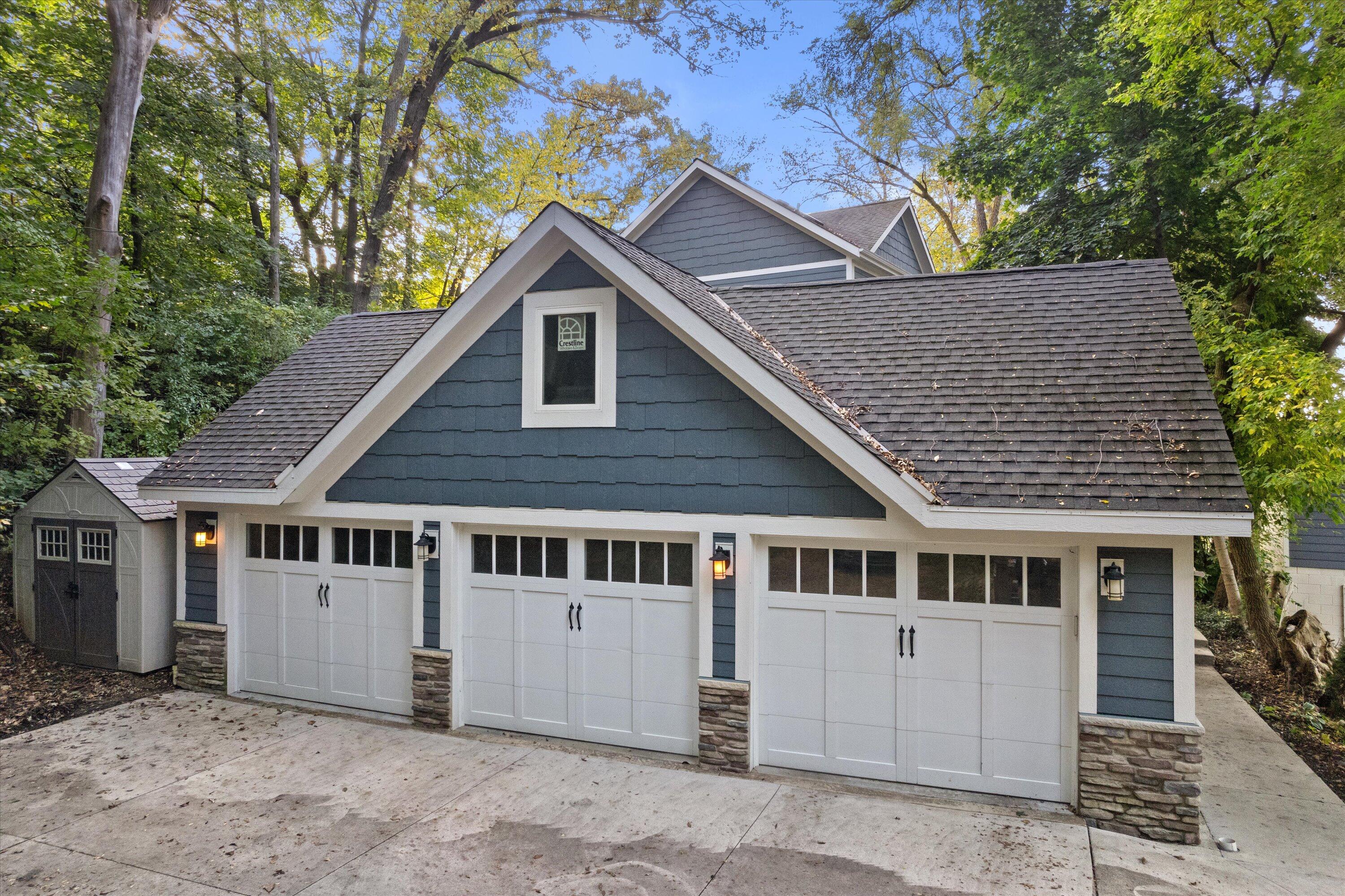 N9254 East Shore Road East Troy, WI 53120 - Photo 42 of 42 42-Large 3 Car Garage with Attic Storage