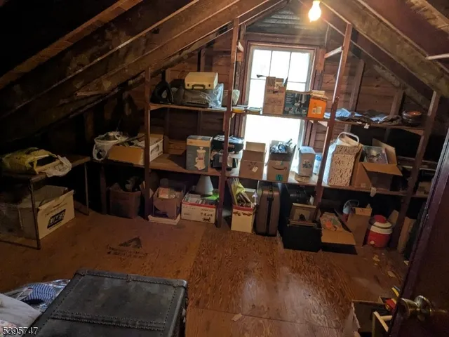 a view of storage and utility room