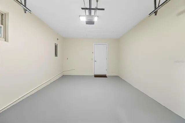 a view of a room with an empty space