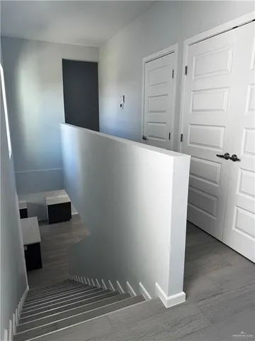 a view of a closet area