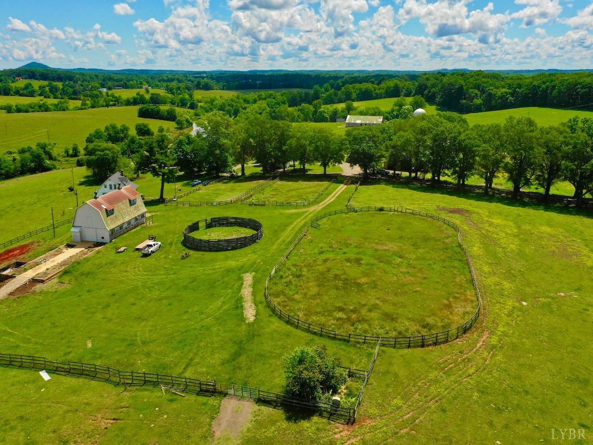 127 Albert Farm Road Monroe, VA 24574 - Photo 28 of 98 a view of a swimming pool with a yard and large trees