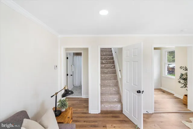 wooden floor in a gallery