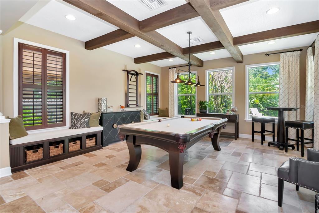 4527 Scarlet Loop Wesley Chapel, FL 33544 - Photo 19 of 57 a room with pool table and windows