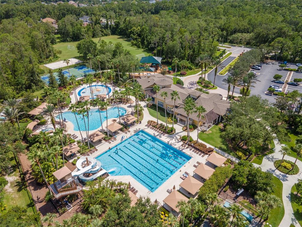 4527 Scarlet Loop Wesley Chapel, FL 33544 - Photo 53 of 57 an aerial view of a house