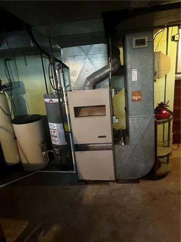 a view of water heater room