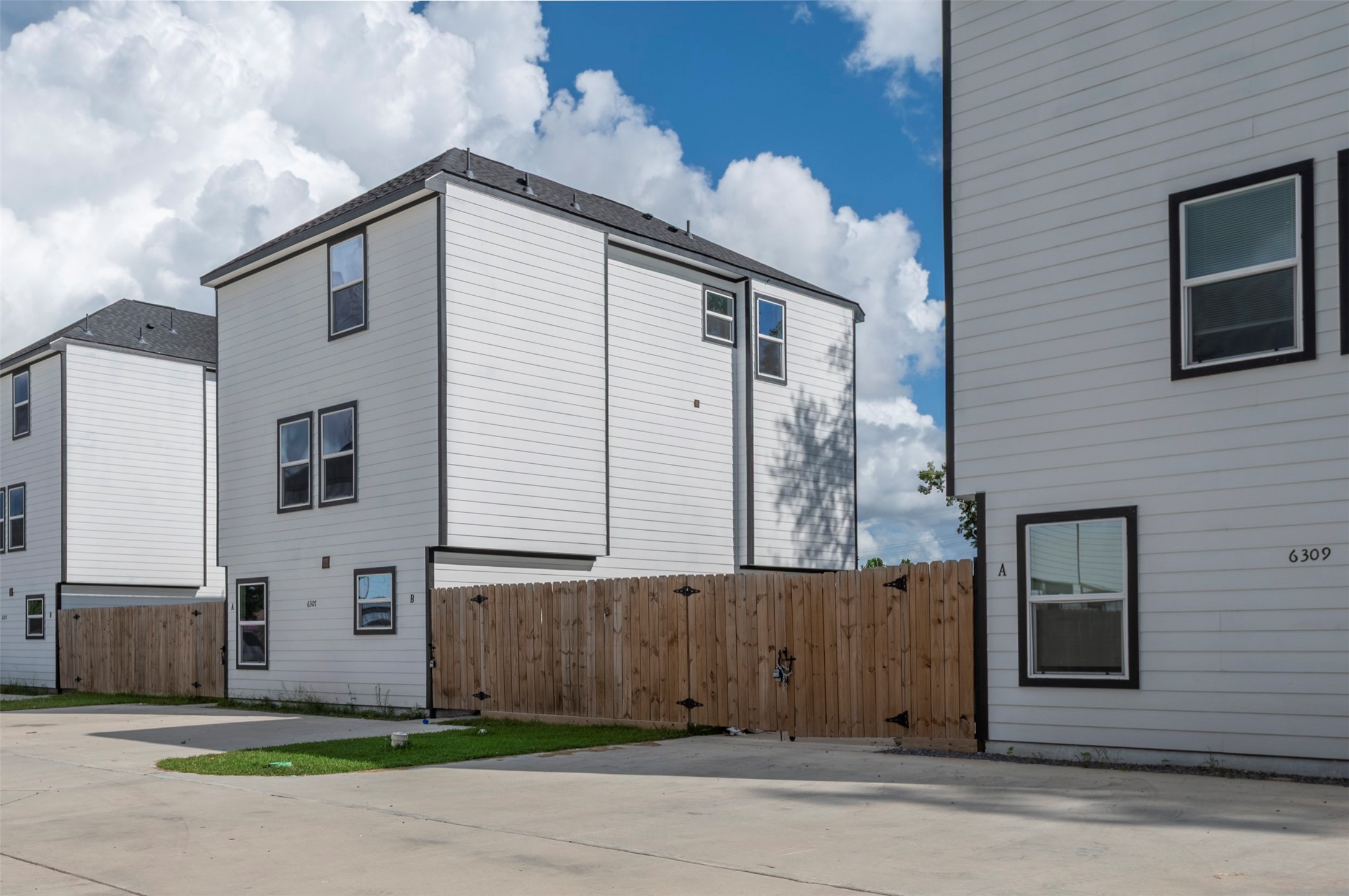 6309 Sandra Street, Unit B/2 Houston, TX 77028 - Photo 2 of 23 a view of a house with a small garden