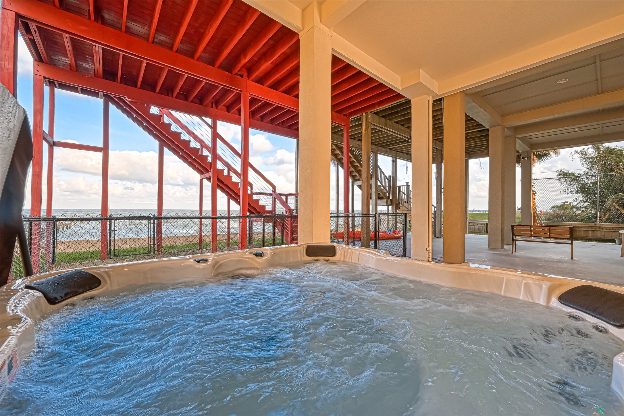 2102 Todville Road, Unit 9 Seabrook, TX 77586 - Photo 42 of 45 a view of an empty room with a large window