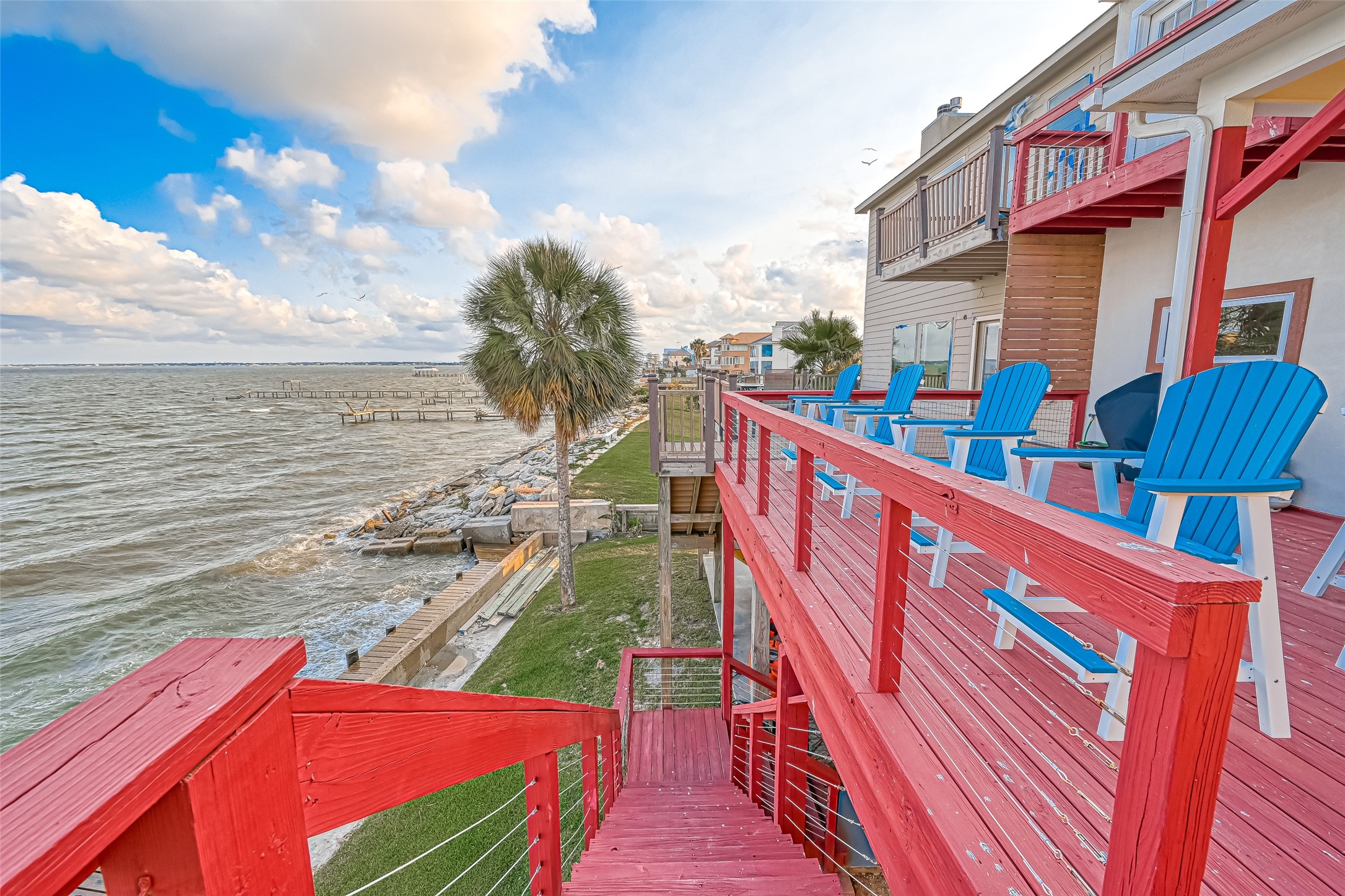 2102 Todville Road, Unit 9 Seabrook, TX 77586 - Photo 45 of 45 a view of a balcony with an ocean view