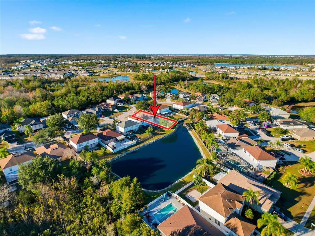 5407 Treig Lane Wesley Chapel, FL 33545 - Photo 64 of 70 an aerial view of multiple house