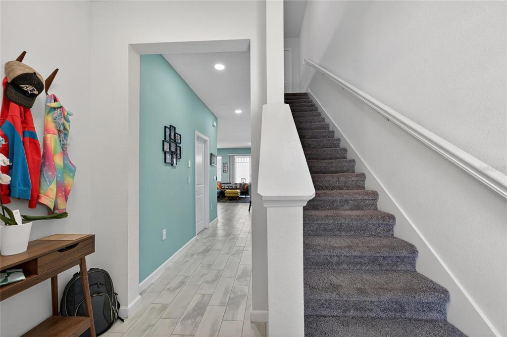 10908 Quickwater Court Riverview, FL 33569 - Photo 4 of 35 a view of a hallway with a entryway